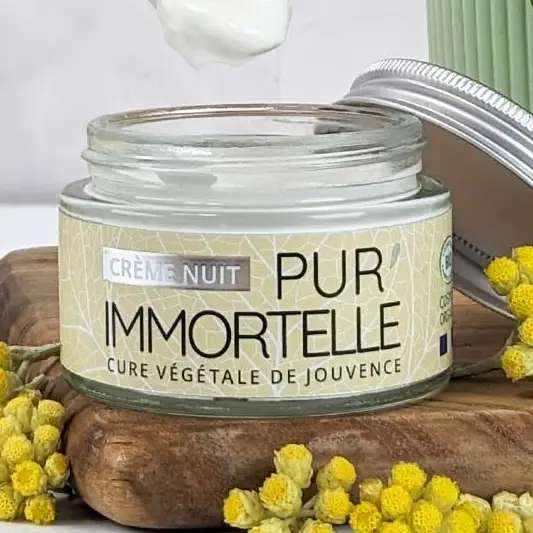 Pur’Immortelle Organic Nočný krém – proti stárnutiu (50 ml) – Obrázok 3