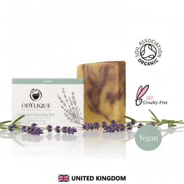 Odylique Levanduľové prírodné mydlo Lavender Soap Bar 100 g