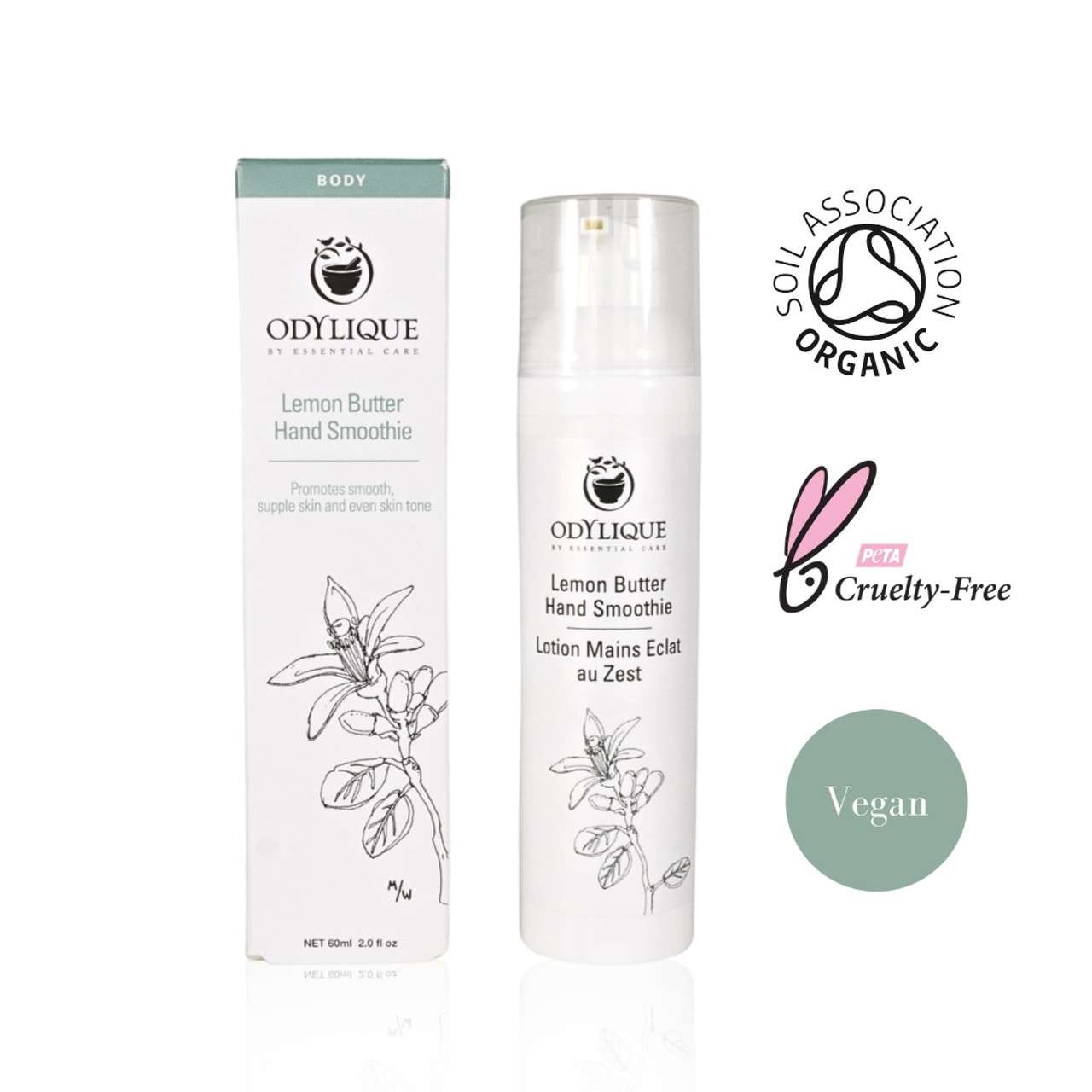 Odylique Citrónové maslo na ruky Lemon Butter Hand Smoothie 60 ml – Obrázok 3
