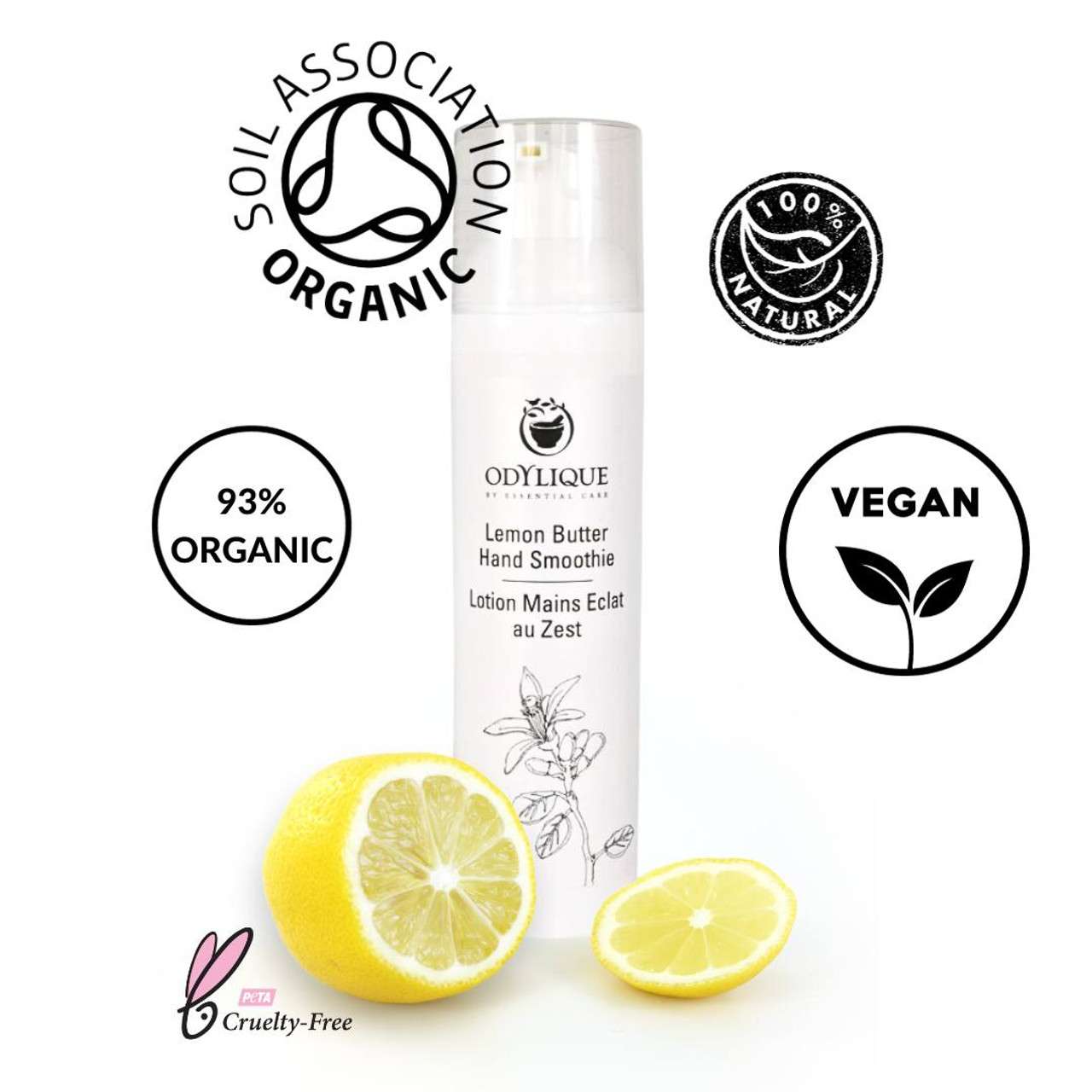 Odylique Citrónové maslo na ruky Lemon Butter Hand Smoothie 60 ml – Obrázok 4