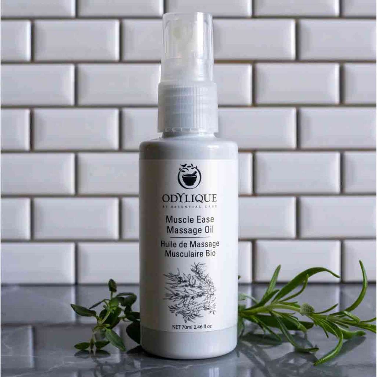 Odylique Organický masážny olej na uvoľnenie svalov Muscle Ease 70 ml – Obrázok 4